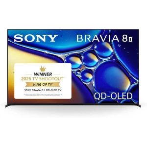 TOP7 65인치 OLED TV 추천 추천 모델 소니 브라비아 8 II 65인치 TV, QD OLED, 4K 스마트 구글 AI 기술이 적용된 XR 프로세서, 초슬림 디자인, 120Hz 주사율, 돌비 비전/애트모스, PS5 전