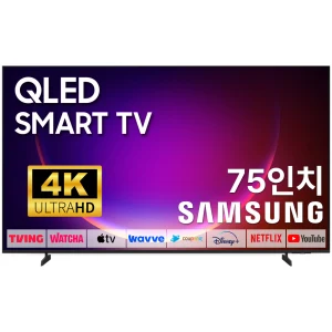 TOP10 75인치 TV 추천 추천 모델 삼성 75인치 TV QLED UHD 4K 스마트티비 75Q7F LED 미러링 넷플릭스 유튜브, 방문설치, 스탠드형, 75Q7F, 75인치
