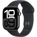 TOP7 애플워치 추천 추천 모델 애플워치 스마트워치 스포츠 밴드 Apple Watch 시리즈 10 GPS 42mm - 블랙 밴드가 있는 제트 알루미늄 케이스 S/M 리퍼