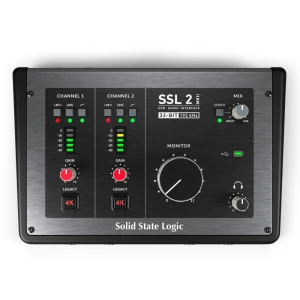 TOP7 홈레코딩 오디오 인터페이스 추천 추천 모델 [기어라운지 정품] SSL 2 MKII USB-C 오디오 인터페이스 2in 4out / 레거시 4K 스트리밍 레코딩