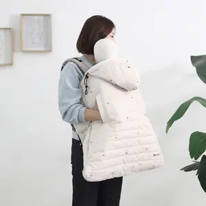 TOP17 아기띠 워머 추천 추천 모델 맘네스트 겨울 방한 패딩 아기띠워머 생활방수 후드 바람막이 커버 유모차 풋머프 KC인증