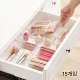 TOP7 책상 서랍이 늘 엉망인 사람 데스크 서랍 정리함 추천 추천 모델 Vtopmart 조립식 다용도 서랍 정리 트레이 수납함 15p, 투명, 1세트