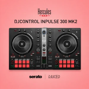 TOP7 입문용 DJ 컨트롤러 추천 추천 모델 허큘레스 HERCULES DJ Control INPULSE 300MK2 DJ 컨트롤러 디제잉 장비 (Serato DJ 지원) [공식수입정품 1년 A/S]