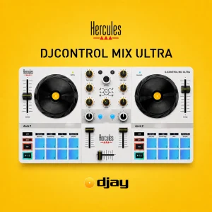 TOP7 입문용 DJ 컨트롤러 추천 추천 모델 허큘레스 HERCULES DJ Control MIX ULTRA DJ 컨트롤러 디제잉 장비 (DJAY 지원) [공식수입정품 1년 A/S]