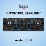 TOP7 입문용 DJ 컨트롤러 추천 추천 모델 허큘레스 HERCULES STARLIGHT DJ컨트롤러 디제잉장비 (Serato DJ 지원) [공식수입정품 1년 A/S]