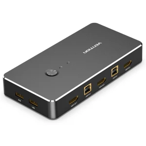 TOP10 KVM 스위치 추천 추천 모델 벤션 2 to 1 4K HDMI USB 포터블 KVM 스위치 AFRB0