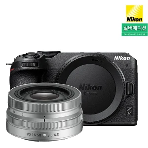 TOP7 렌즈 교환식 카메라 추천 추천 모델 니콘 Z30 +16-50mm KIT 실버 + (카메라 가방 포함) 에디션 미러리스 -ISK