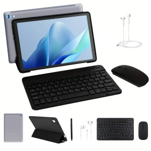 TOP7 키보드 태블릿 추천 추천 모델 Wqplo C108 태블릿PC 10.1인치태블릿 24G+128G 8코어 안드로이드 15, Wi-Fi, 그레이, 128GB