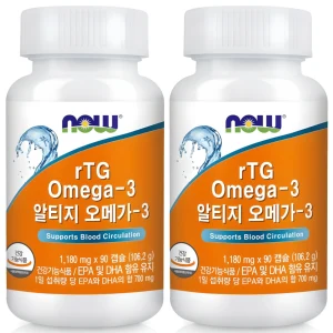 TOP10 오메가3 추천 추천 모델 나우푸드 알티지 오메가3, 90정, 2개