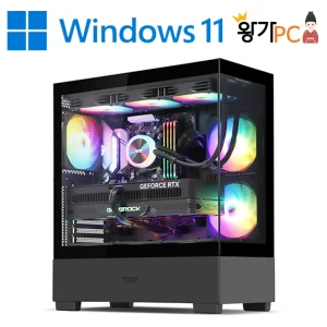TOP7 OpenClaw 로컬 LLM PC 추천 추천 모델 왕가PC 게이밍 데스크탑 윈도우 포함 울트라 250KF 270K/ RTX5060Ti 5070Ti 5080 하이엔드 전문가 조립컴퓨터 본체 AI 딥러닝  배그 검은사막 아이온2 롤