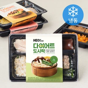 TOP20 도시락 밥 추천 추천 모델 [로켓프레시] 허닭 다이어트 도시락 210g x 4종 세트 (냉동)