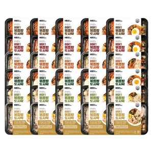 TOP20 도시락 밥 추천 추천 모델 허닭 닭가슴살 볶음밥 도시락 6종 혼합, 30개, 250g