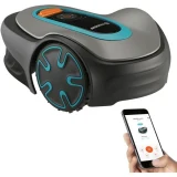 TOP7 로봇 잔디깎이 추천 추천 모델 Gardena 15202-41 SILENO Minimo - 자동 로봇 잔디 깎는 기계 블루투스 앱과 동급에서 가장 조용한 경계 와이어를 갖춘 유럽산 그레이 깎기