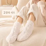 TOP12 수면양말 추천 추천 모델 융풍 여성 겨울 도톰한 뽀글이 수면양말 부드러운 털양말 보온 홈삭스 2켤레