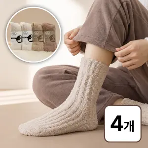 TOP12 수면양말 추천 추천 모델 이지하임 털빠짐없는 편안한 무압박 남녀공용 수면양말 4켤레 세트