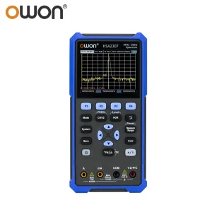 TOP7 스펙트럼 분석기 추천 추천 모델 OWON HSA2300 3-in-1 9kHz ~ 다기능 휴대용 스펙트럼 분석기 2CH 디지털 오실로스코프 True RMS 멀티미터