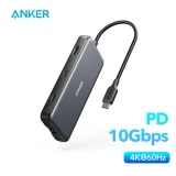 TOP7 USB-C 허브 추천 노트북·맥북 멀티허브 비교 추천 모델 Anker 555 USB C 허브 파워확장 8-in-1 C타입 허브 100W 전원 공급 4K 60Hz HDMI 포트 10Gbps
